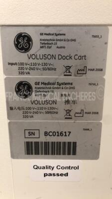 GE Ultrasound Voluson i - YOM 2008 - S/W 7.1.5 - Options - Volume Ultrasons - Activation BT w/ GE Probe 4C-RS - YOM 2019 and GE Probe E8C-RS - YOM 2019 and Sony Printer UP-D897 (Powers up) - 20