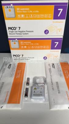 Lot of 2 Smith and Nephew Single Use Negative Pressure Wound Therapy System PICO 7- original boxes never used