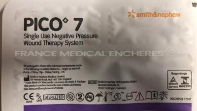 Lot of 2 Smith and Nephew Single Use Negative Pressure Wound Therapy System PICO 7- original boxes never used - 4