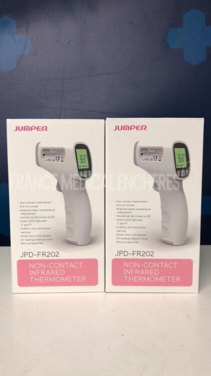 Lot of 2 New Jumper Thermometers JPD-FR202 - never used