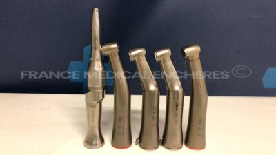 Lot of 2 NSK Dental Handpieces Ti-Max Ti95EX and 2 NSK Dental Handpieces Ti-Max X-SG93 and 1 NSK Dental Handpiece SGS-E2S - 2