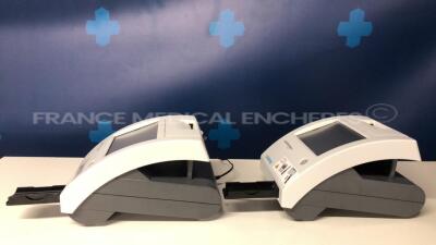 Lot of 2 Siemens Urine Analysers Clinitek Status + - YOM 2018 and 2019 - S/W 2.620.001 no power supplies (Both power up) - 2