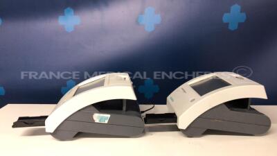 Lot of 2 Siemens Urine Analysers Clinitek Status + - S/W 2.500.001 and 2.400.001 - no power supplies (Both power up) - 2