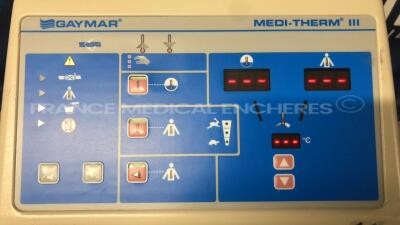 Gaymar Hypothermia Unit Medi Therm III - YOM 2010 w/ Gaymar Hoses DBK35CE - YOM 2010 (Powers up) - 4