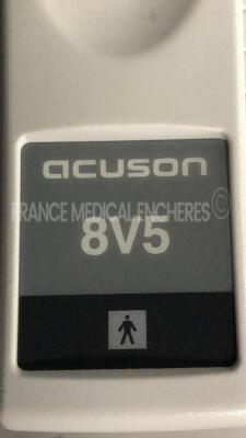 Acuson Ultrasound Sequoia 512 S/W 12.221 - Options - CPS-General imaging - CPS Capture - Cadence trig burst - Calc data to MO - DICOM store SCU/SR - Driving experience 7 - Driving experience 8 - Dual linear Extended trigger - GI auto doppler - High HR ECG - 21