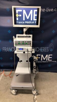Stryker Tower including Stryker Insufflator 40L High Flow Insufflator and Stryker Camera System 1188HD High Definition Camera - YOM 2007 and Stryker Camera 1188HD and Stryker Monitor 26" Vision Elect HDTV - YOM 2013 and Stryker Cart ST-4 - YOM 2013 (All p