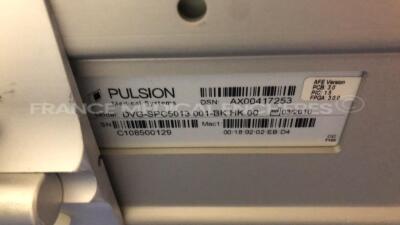 Pulsion Patient Monitor Picco2 - YOM 2010 - S/W V31.0.8A w/ SO2 / PA / PVC sensors and consumables (Powers up) - 16