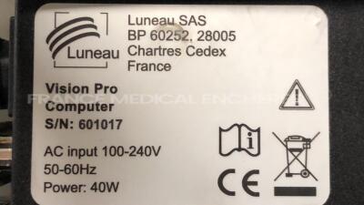 Lot of Luneau Visionix Refractometer Control Panel Vision Pro - YOM 2010 - S/W 1.7 and Luneau Visionix Refractometer Optical Head Vision Pro missin g connecting cableÂ  - YOM 2010 and Luneau Visionix Refractometer Computer Vision Pro - YOM 2010 and Luneau - 13