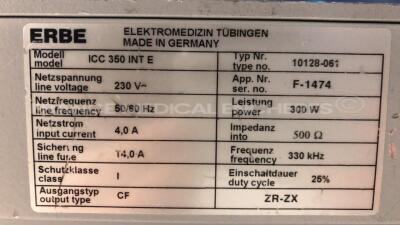 Erbe Electrosurgical Unit ICC 350 - YOM 2002 (Powers up) - 6