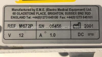 E.M.E Ventilator Infant Flow System M672P - YOM 2001 (Powers up) - 9