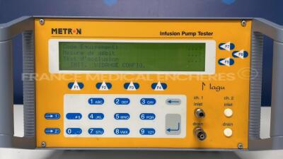 Metron Infusion Pump Tester LAGU - YOM 2006 - S/W 1.70 - no power cable (Powers up) - 5