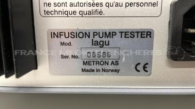 Metron Infusion Pump Tester LAGU - YOM 2006 - S/W 1.70 - no power cable (Powers up) - 6