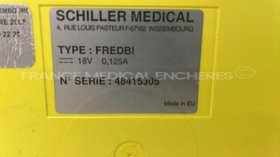 Schiller Defibrillator Fredbi E - YOM 2004 - missing battery charger - missing battery - Untested - 4