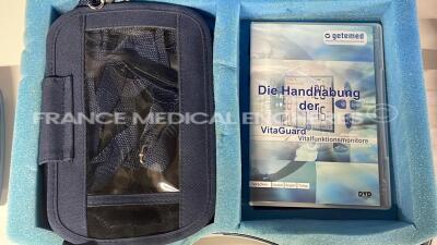 Getemed Vital Signs Monitor VitaGuard VG3100 - YOM 2005 w/ ECG Hose (Powers up) - 4