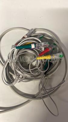 Nihon Kohden ECG Cardiofax S 1250K- YOM 2006 w/ ECG sensor (Powers up) - 5