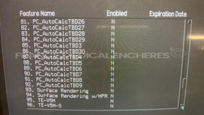 Acuson Ultrasound Sequoia 512 - YOM 2000 - S/W 7.2 - Options Calc data to MO - Dicom bulk storage - Driving experience 7.0 - Dual linear - Extended trigger - GI auto doppler - Native tissue harmonic - OB calc - Vascular calc - Webpro w/ Acuson Probe 6C2 - 11