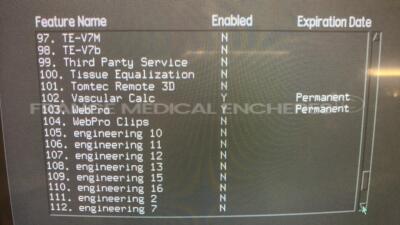 Acuson Ultrasound Sequoia 512 - YOM 2000 - S/W 7.2 - Options Calc data to MO - Dicom bulk storage - Driving experience 7.0 - Dual linear - Extended trigger - GI auto doppler - Native tissue harmonic - OB calc - Vascular calc - Webpro w/ Acuson Probe 6C2 - 12