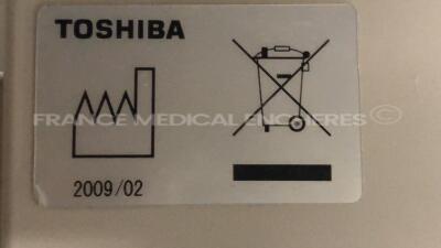 Toshiba Ultrasound SSA-790A Aplio XG - YOM 03/2009 w/ Toshiba Probe PLT-604AT and Toshiba Probe PVT-375BT - YOM 2012 and Toshiba Probe PLT-1204AT and Toshiba Probe PST-25BT - YOM 2009 and Toshiba Probe PVT-661VT - YOM 2009 (Powers up) - 32