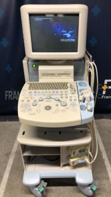 Hitachi Ultrasound EUB-8500 - YOM 2004 - S/W V16-07A - options software transfert DICOM - software impression image DICOM - DICOM software worklist -w/ EUP- C715 probe - EUP-L52 probe - EUP-L65 probe - EUP-C532 probe EUP-S50A (Powers up)