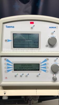 Taema Ventilator Horus 4 - YOM 2003 - S/W V5.109 - Count 7248 h w/ Trolley (Powers up) - 4