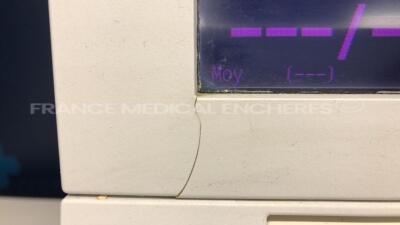 GE Patient Monitor D-FDP15-00 - YOM 2008 w/ Datex Ohmeda module rack F-CU8.08 - YOM 2002 w/ modules NMT / ECG Resp / PNI (Both power up) - 6