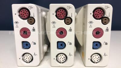 Lot of 3 Philips Modules M3001A - YOM 2009 and 2011 and 2012