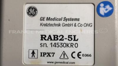 GE Ultrasound Voluson 730 Expert - YOM 2005 - S/W 5.3.0.635 - Options Real Time 4D - DICOM - Vocal II - Ultrasound Tomographic image - SRI II - VCI - STIC - Activation BT w/ GE Probe AB2-7 - YOM 2004 and GE Probe RAB2-5L and Sony Video Graphic Printer UP- - 17