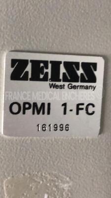 Zeiss Microscope OPMI 1-FC - missing optics (Powers up) - 10