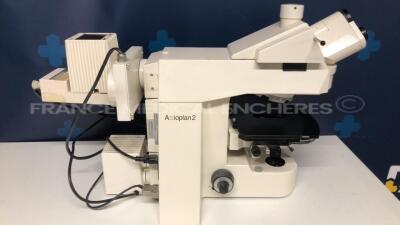 Zeiss Imaging Fluorescent Microscope Axioplan 2 - missing optics (Powers up) - 3