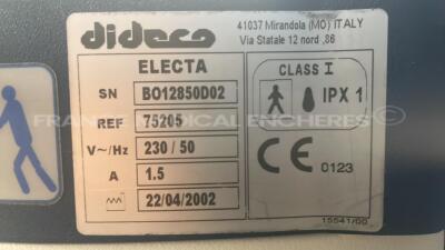 Dideco Autotransfusion System Electa - YOM 2002 - S/W 6.05 (Powers up) - 7