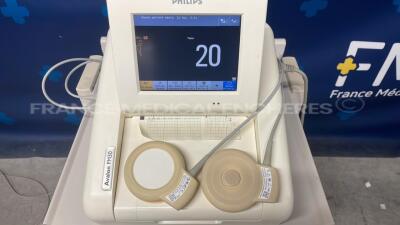 Philips Fetal Monitor Avalon FM30 - YOM 2008 w/ TOCO transducer and US transducer (Powers up) - 5