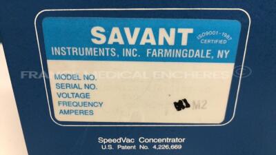 Savant Centrifuge DNA110 - YOM 2000 ( Powers up) - 7