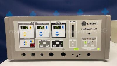 Lamidey Electrosurgical Unit Surgilec 425 - YOM 2007 (Powers up)