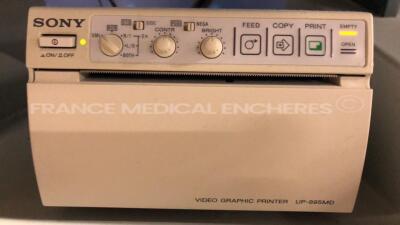 BK Medical Ultrasound 2102 - YOM 2002 w/ Sony Video Graphic Printer UP- 895MD - Screen to be repaired (Powers up) - 6