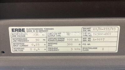 Erbe Ultrasound and Electrical Stimulation Unit Erbogalvan Comfort - no power cable (Powers up) - 5